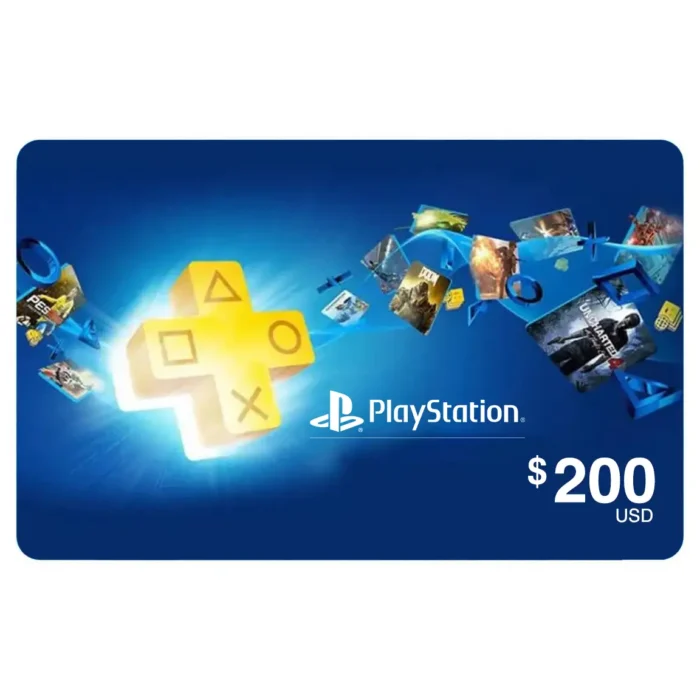 PlayStation Gift Card $200 (US) – Redeemable PSN Code for Games and DLC