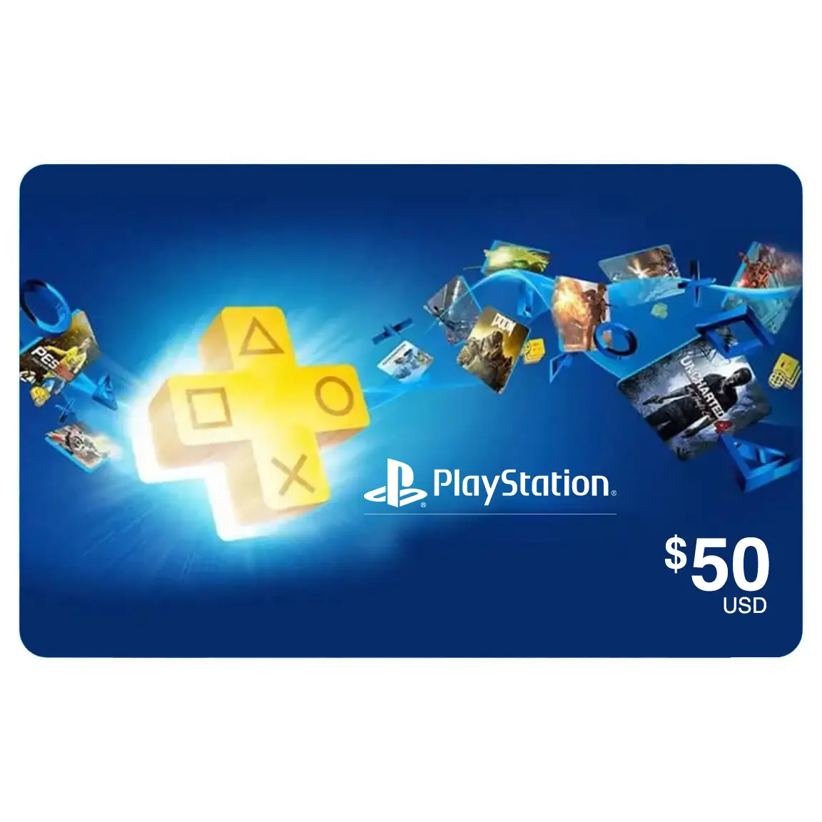 PlayStation Gift Card $50 (US) – Redeemable PSN Code for Games and DLC