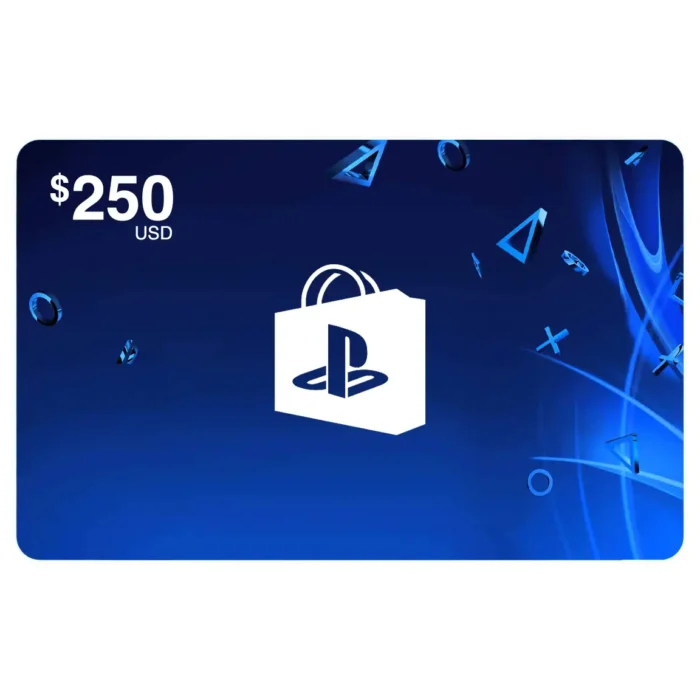 PlayStation Network $250 Gift Card – Digital Credit for Games, Add-ons, and DLC