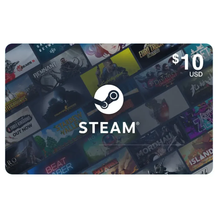 $10 Steam Gift Card (US) – Fast Digital Email Delivery for Steam Wallet Credit