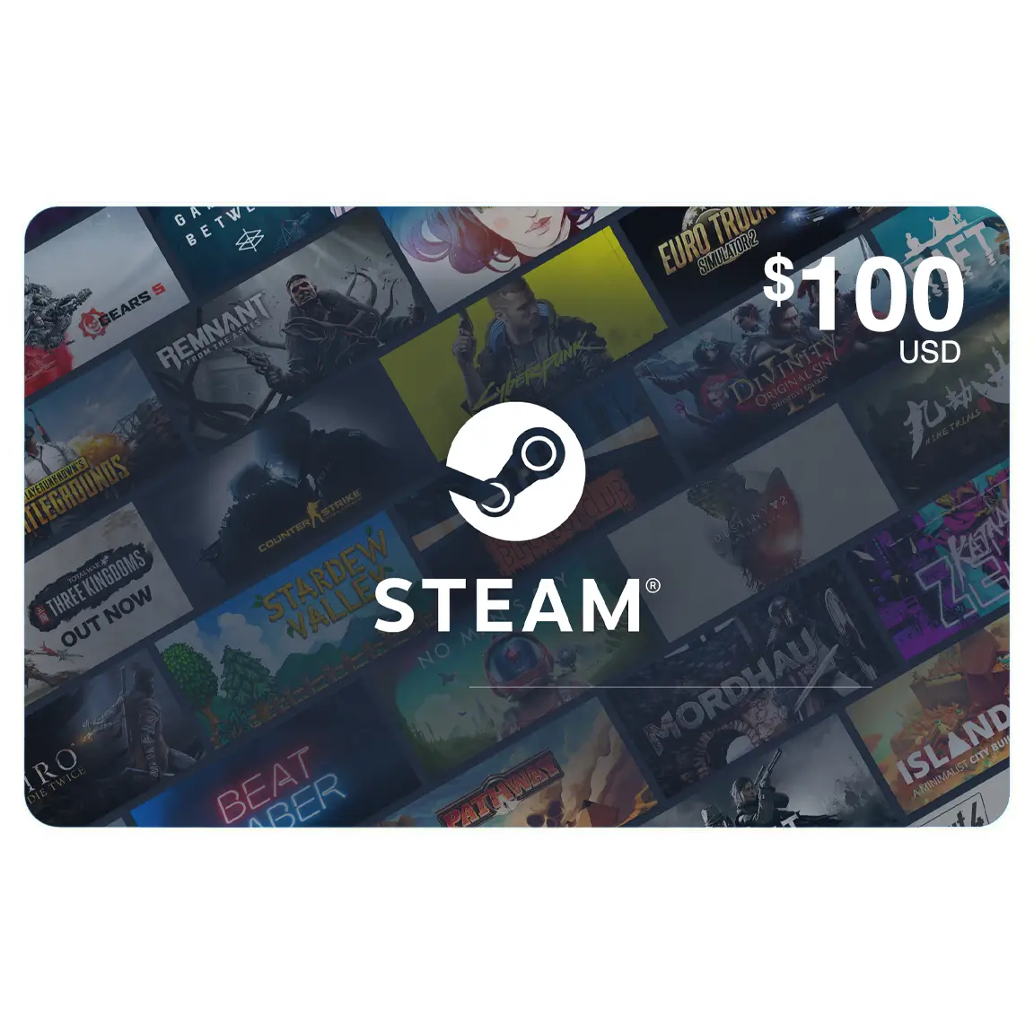 $100 Steam Gift Card (US) – Fast Digital Email Delivery for Steam Wallet Credit